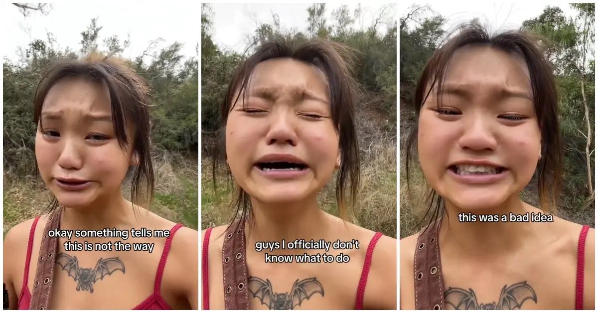 Woman goes viral for trying to walk four hours to work.