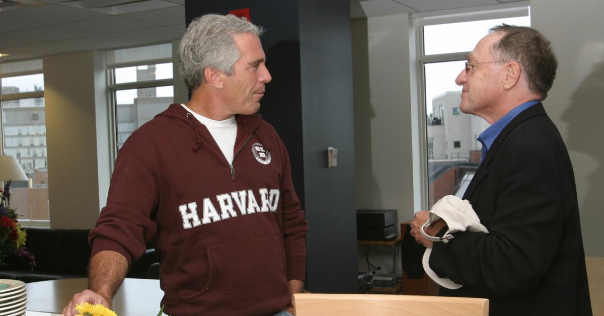 Jeffrey Epstein and Alan Dershowitz in 2004