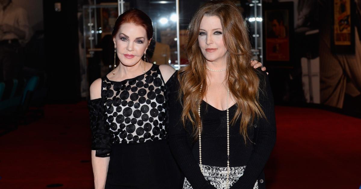 Priscilla and LIsa Marie Presley