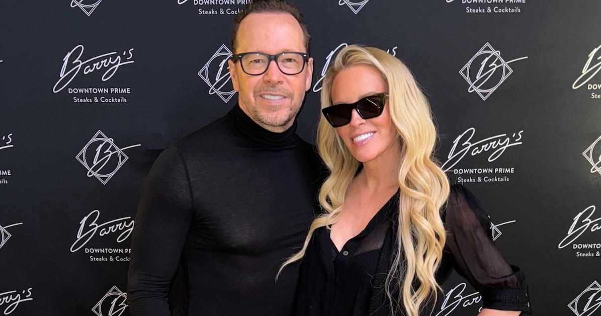 Donnie Wahlberg and Jenny McCarthy Dine at Circa Resort in Las Vegas