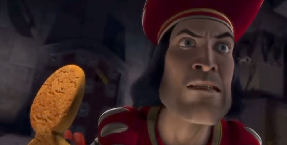 The Gingerbread Man and Lord Farquaad