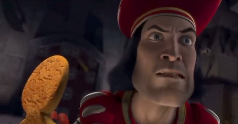 The Gingerbread Man and Lord Farquaad