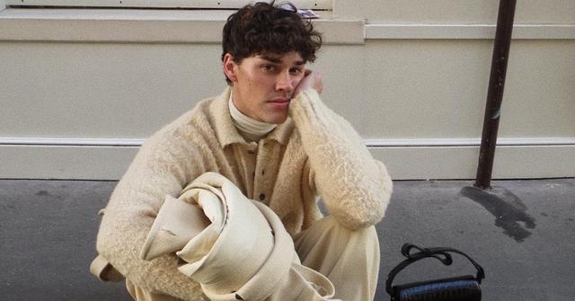 Noah Beck in paris france