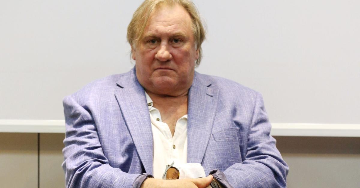Gerard Depardieu in Taormina in 2017