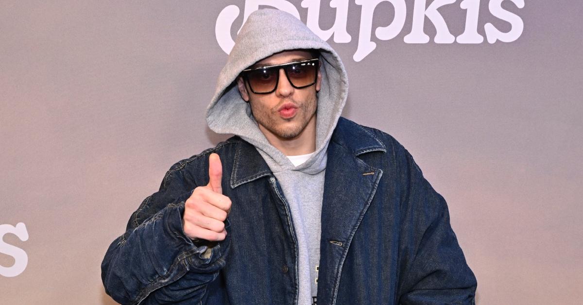 Pete Davidson attends the Peacock's 'Bupkis' world premiere.