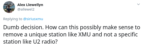 what happened to sirius xmu