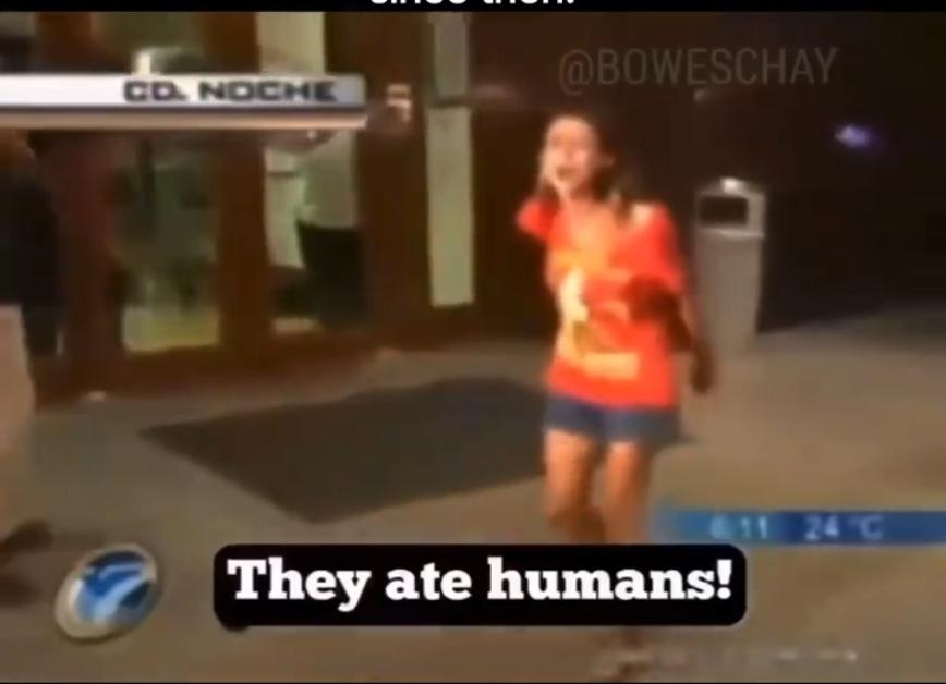 Video shows Gabriela Rico Jiménez screaming about cannibalism