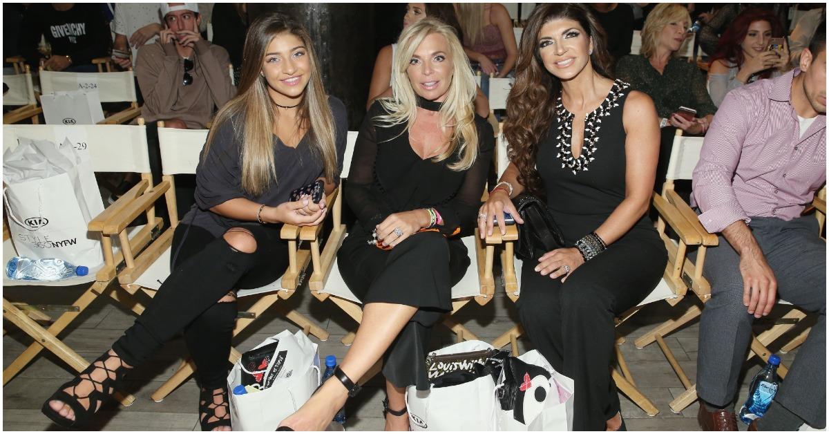 (L-R) GIA GIUDICE, LISA FORTUNATO, AND TERESA GIUDICE 