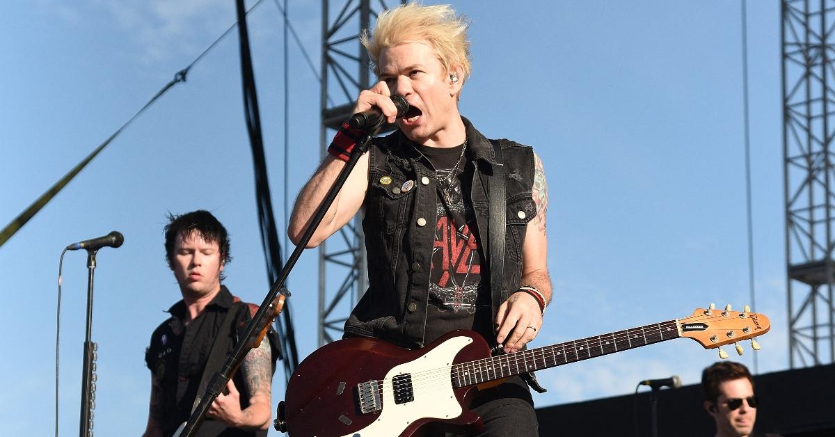 Sum 41 performs at the Vans Warped Tour 25th Anniversary 