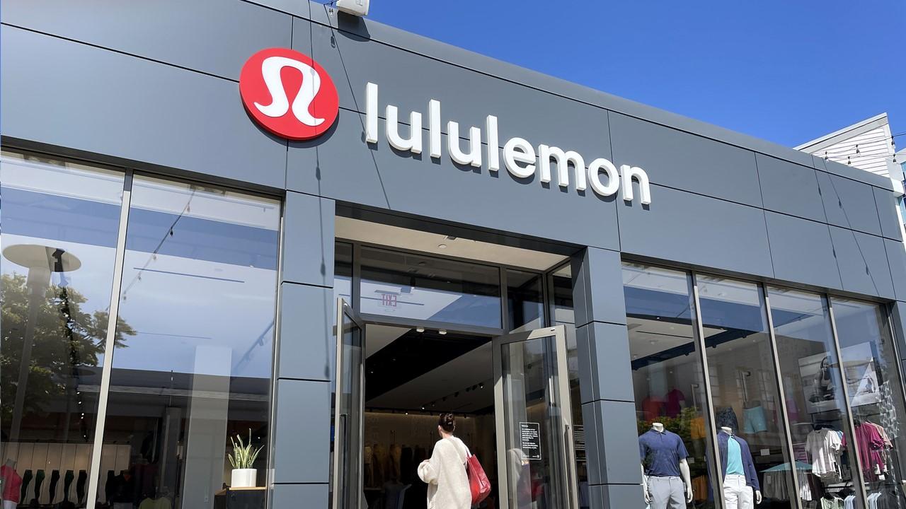 A Lululemon storefront