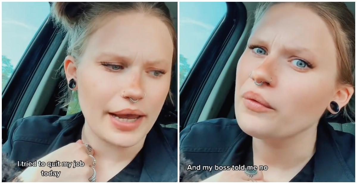 Woman Tried to Quit Her Job and Her Boss Said No
