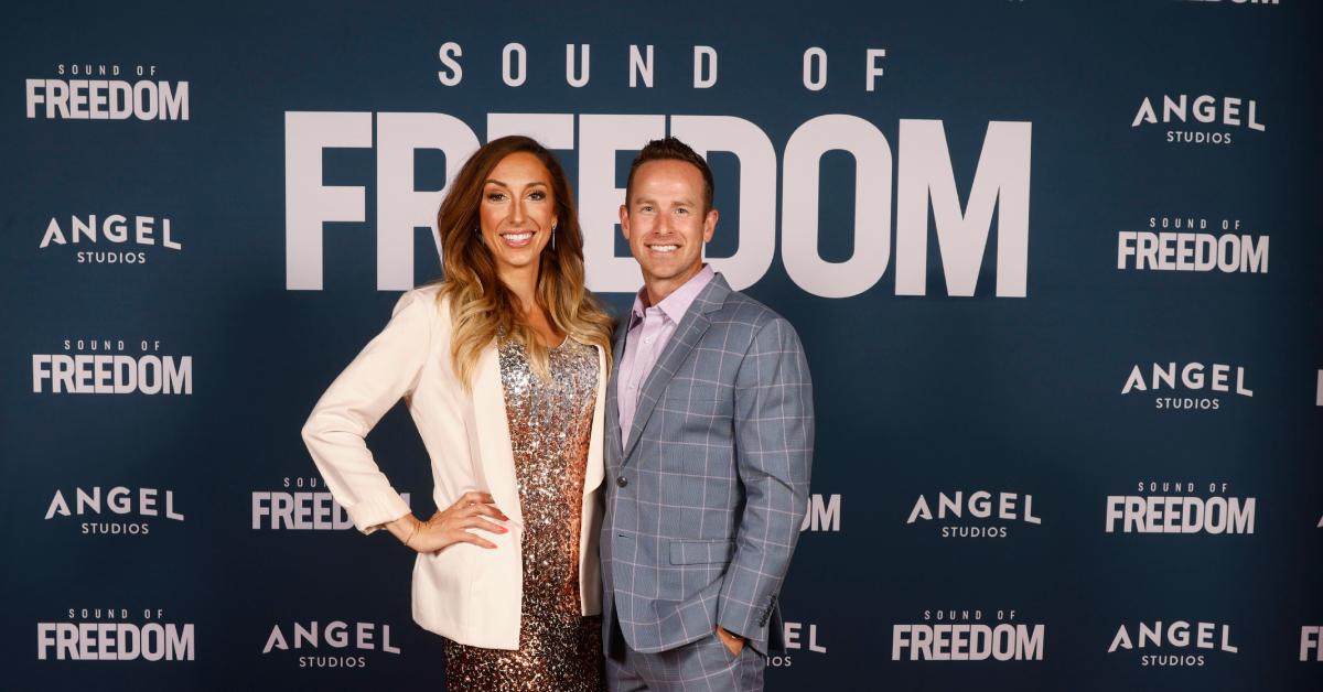 Jordan Page and Bubba Page at the "Sound of Freedom" premiere in 2023.