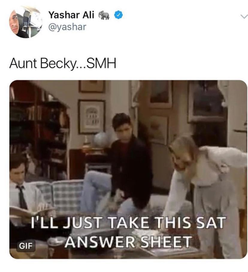 aunt becky meme