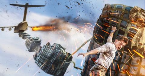 Tom Holland as Nathan Drake in 'Uncharted'