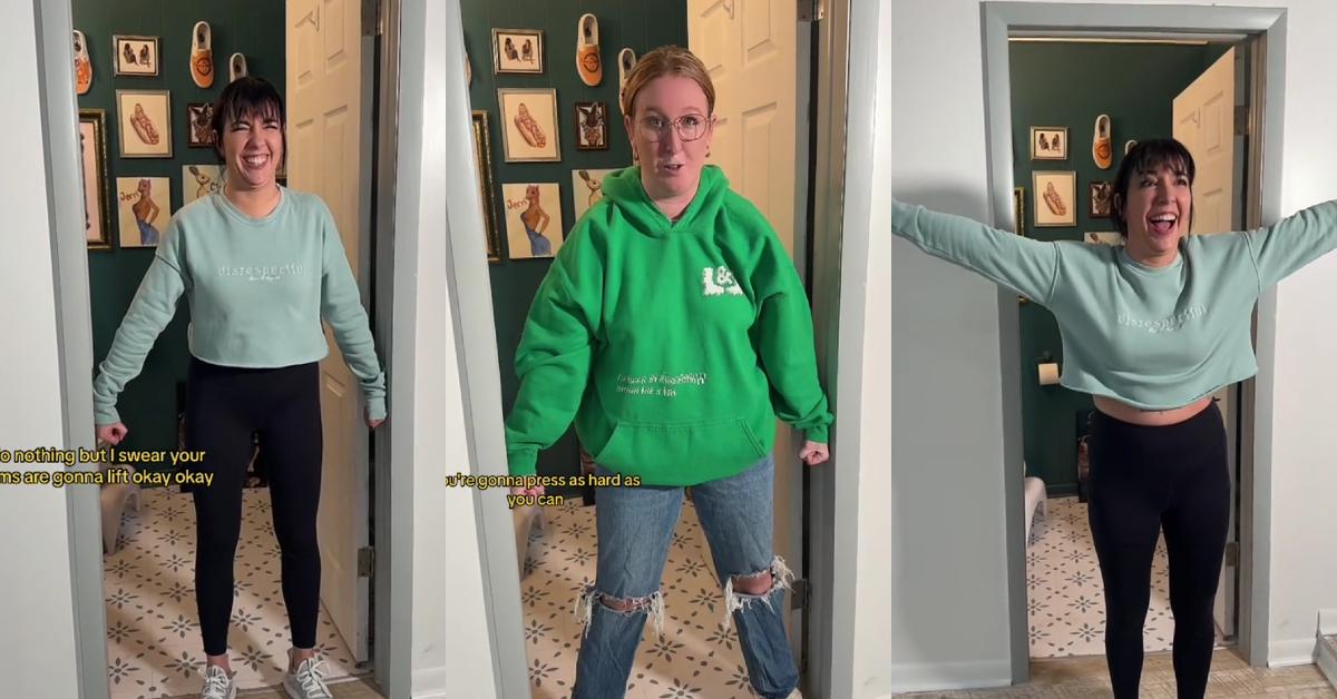 Woman Claims Every Millennial Did This Door Magic Trick