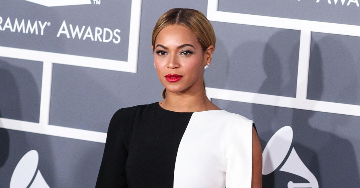 Beyonce at the 2013 Grammy Awards. 