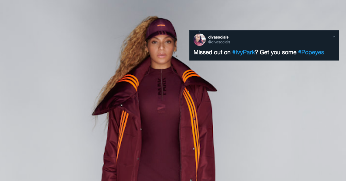 Popeyes' Uniforms and Beyoncé's New Clothing Line Look Exactly the Same