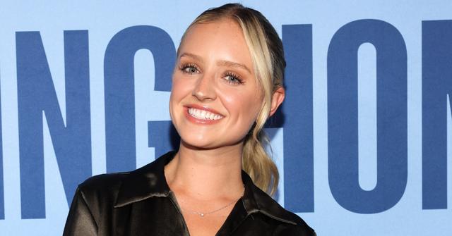 Daisy Kent poses on the red carpet at the premiere of Prime Video's 'Going Home with Tyler Cameron' on April 10, 2024 in West Hollywood, Calif.