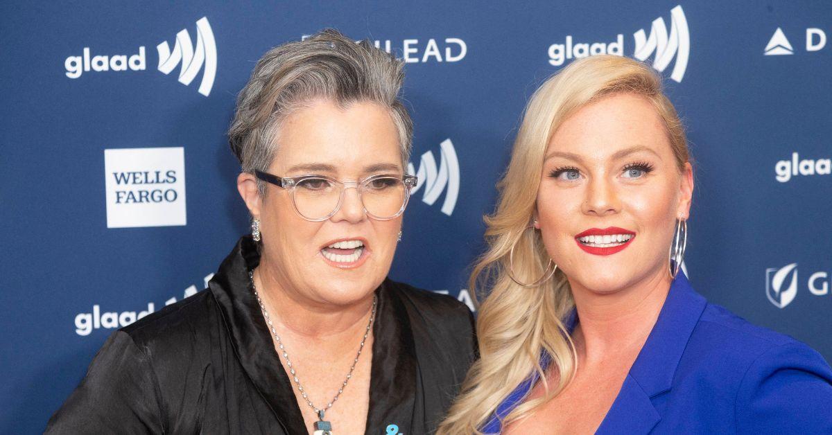 Rosie O'Donnell and Elizabeth Rooney at the 2019 GLAAD Awards. 