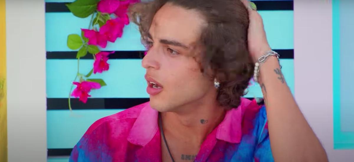 Joao in a tie-dye shirt on Too Hot to Handle