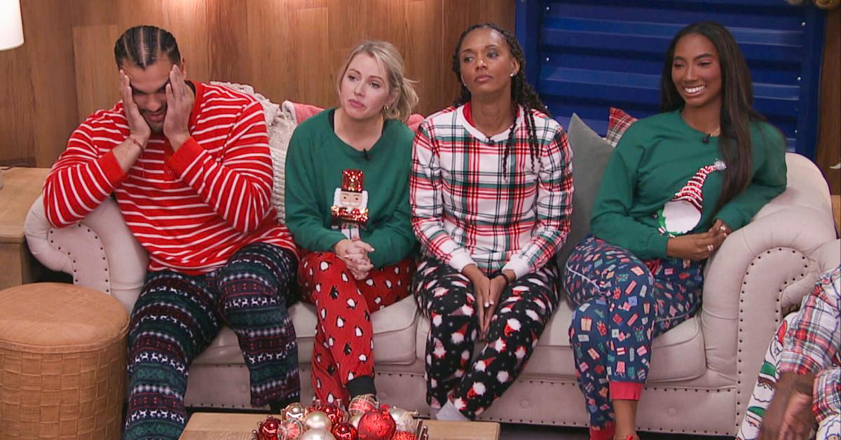 Josh, Britney, Danielle, and Taylor on 'Big Brother Reindeer Games.'