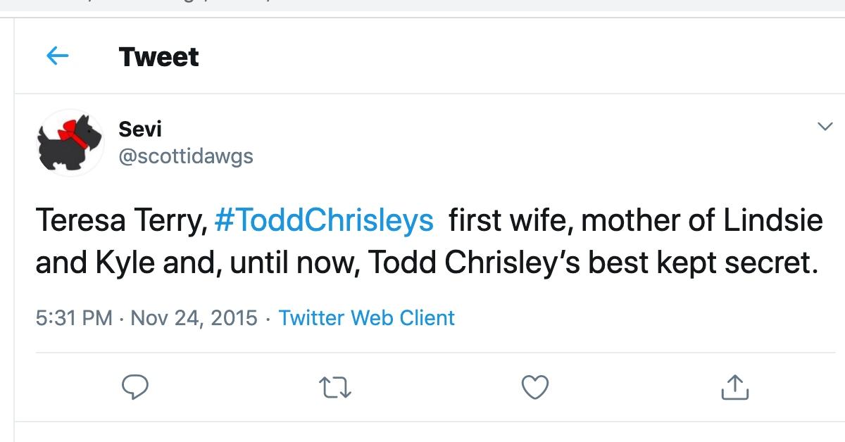 todd chrisley first wife