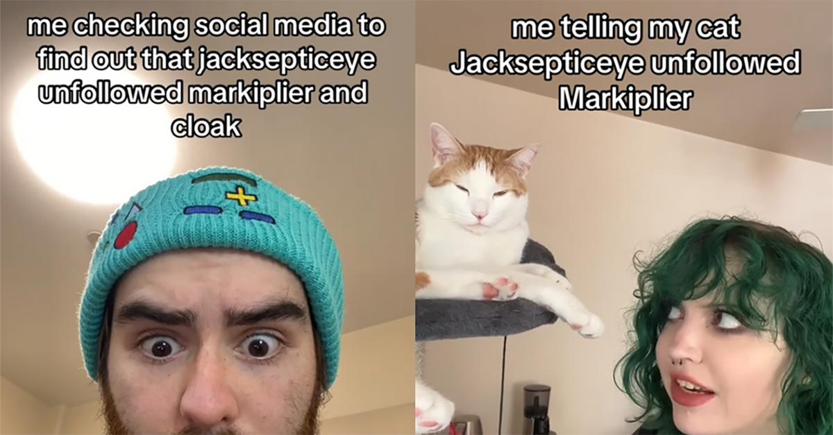 TikTokers react to Jacksepticeye unfollowing Markiplier