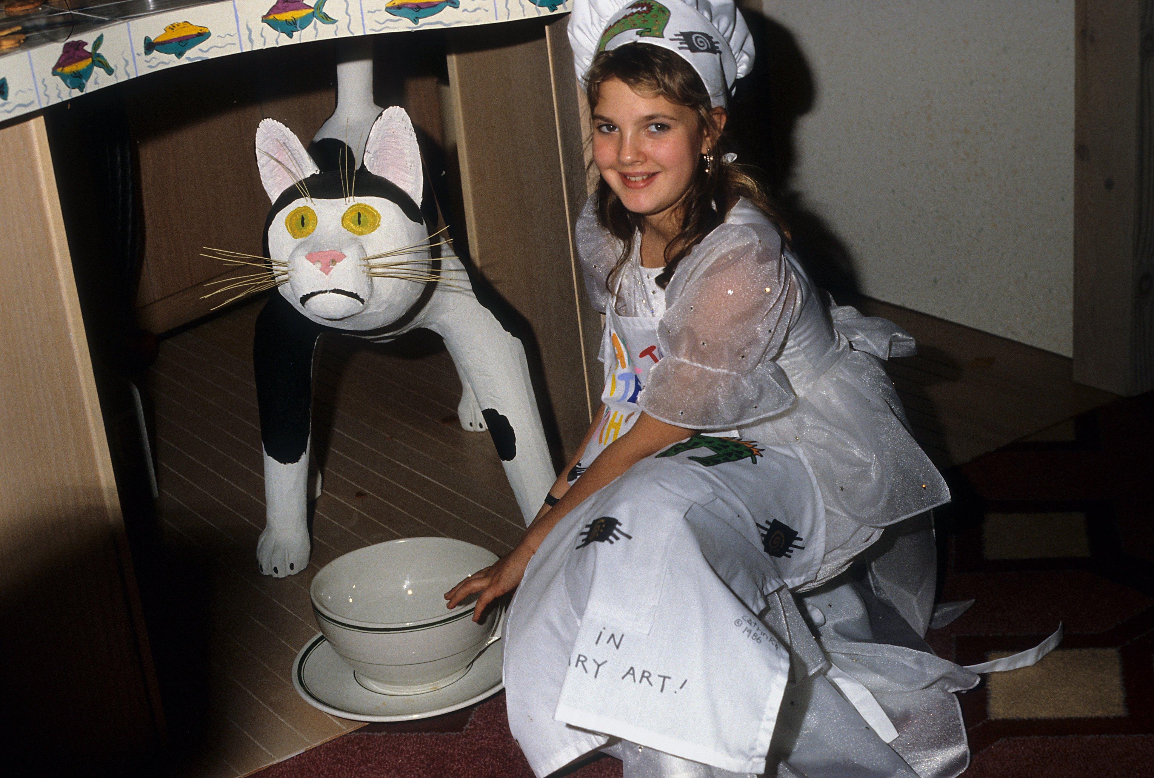 drew barrymore young age