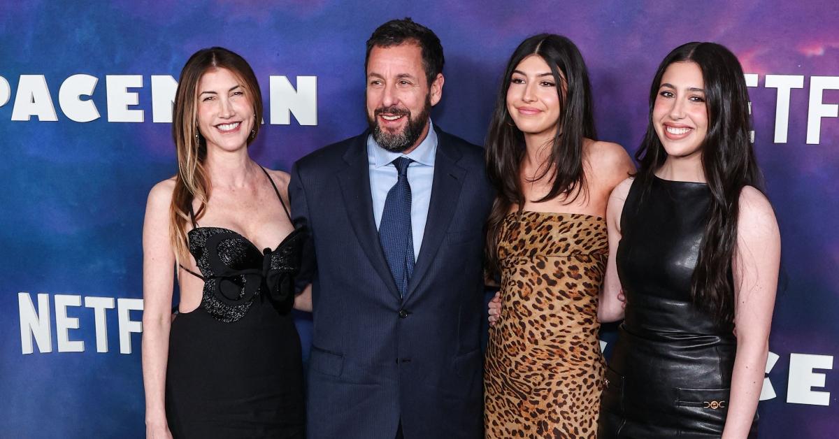 Adam Sandler and his wife Jackie Sandler, along with their daughters Sadie and Sunny Sandler