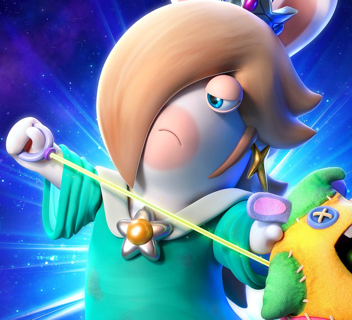 Rabbid Rosalina from 'Mario + Rabbids: Sparks of Hope'