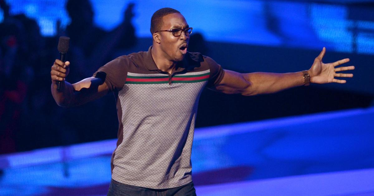 Dwight Howard onstage during the 2012 MTV Video Music Awards