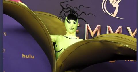 Nymphia Wind in a banana costume