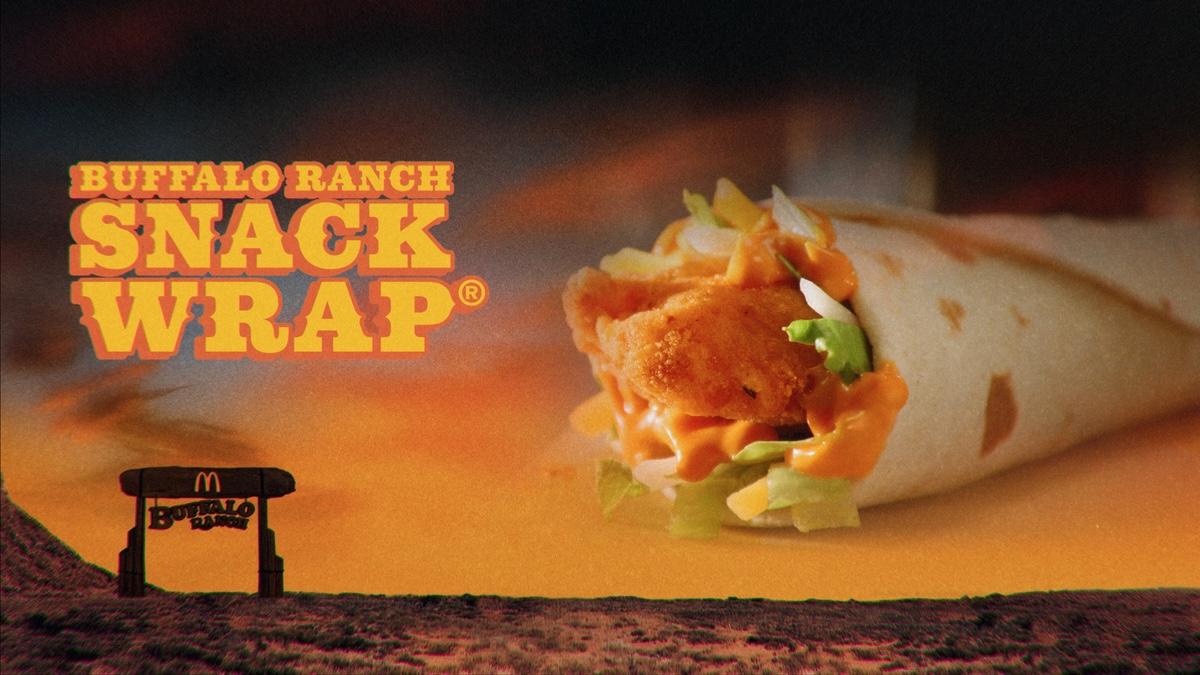 buffalo ranch snack wrap