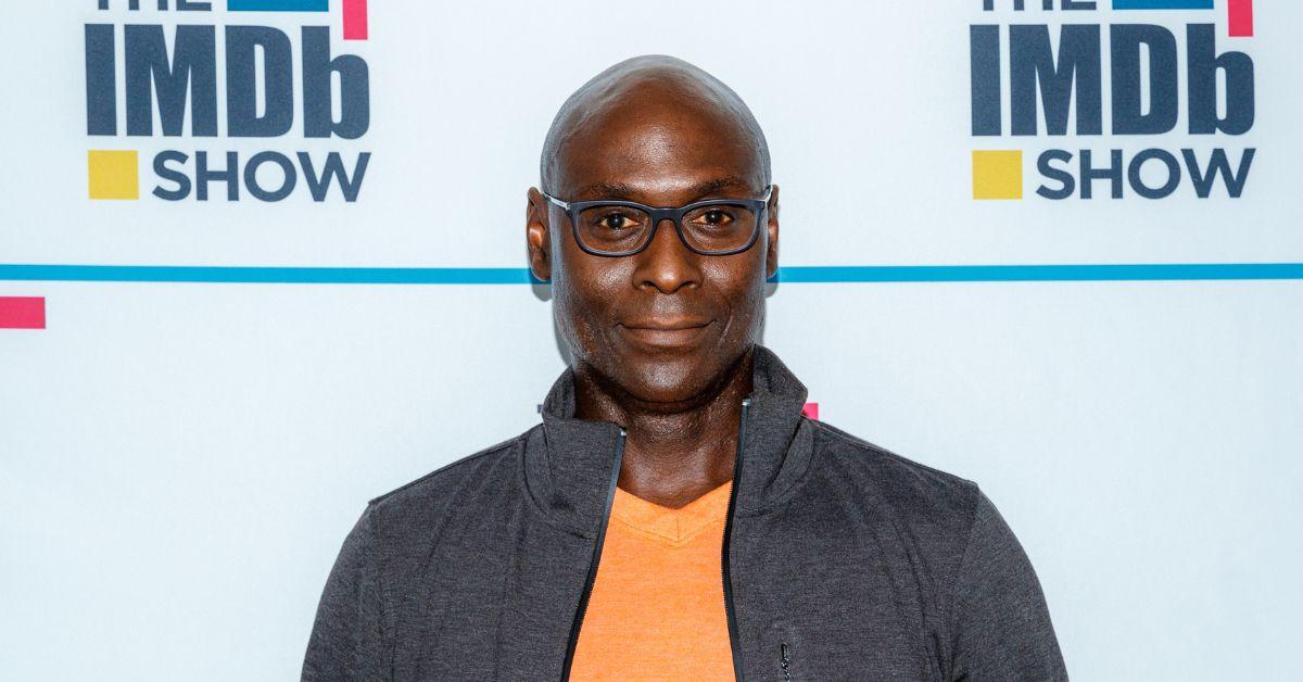 Lance Reddick on the red carpet.