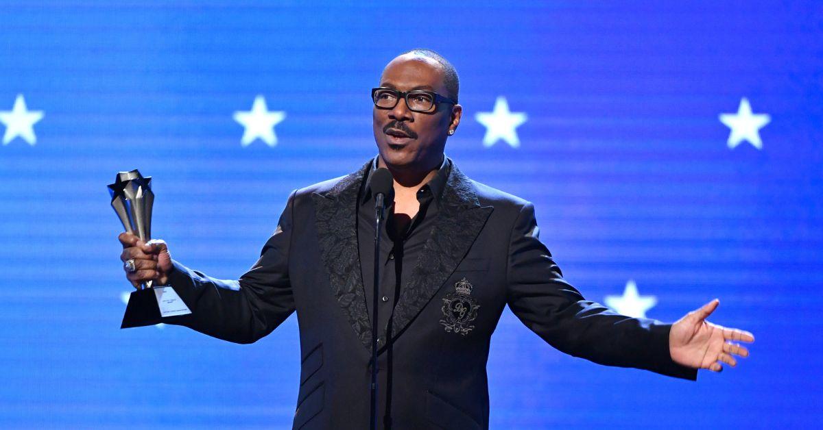 Eddie Murphy at the Critics' Choice Awards in January 2020.