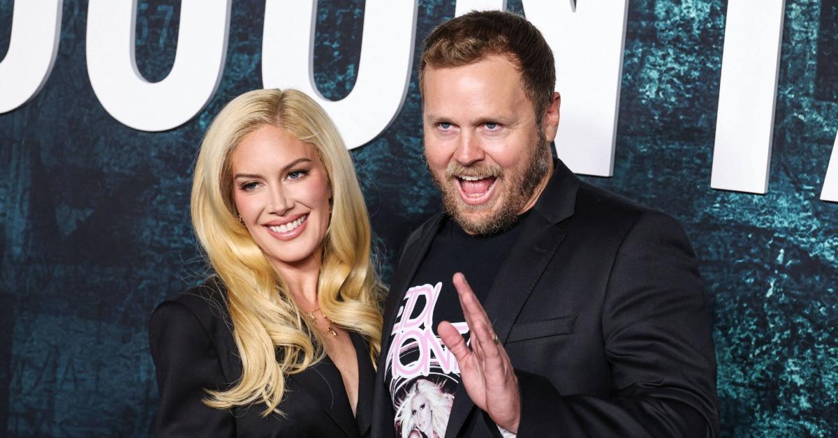 (l-r): Heidi Montag and Spencer Pratt on the red carper