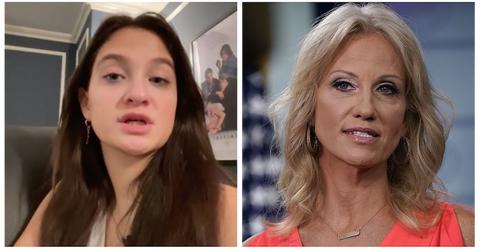 Claudia Conway and Kellyanne Conway