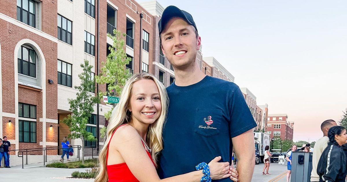 Kay and Tay Dudley posing together on the Fourth of July.