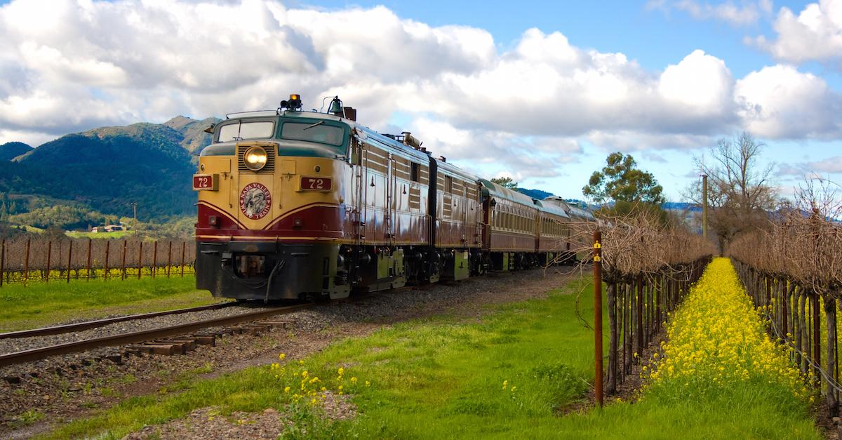 wine train exterior