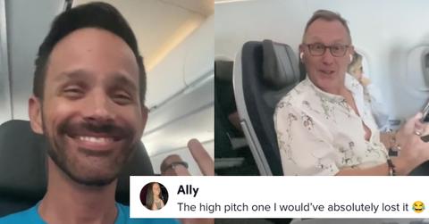 Strange Noises Intercom Prank American Airlines Flight PA System