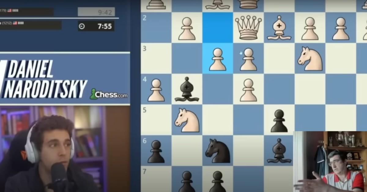 Vladimir Kramnik talking about Daniel Naroditsky  on YouTube