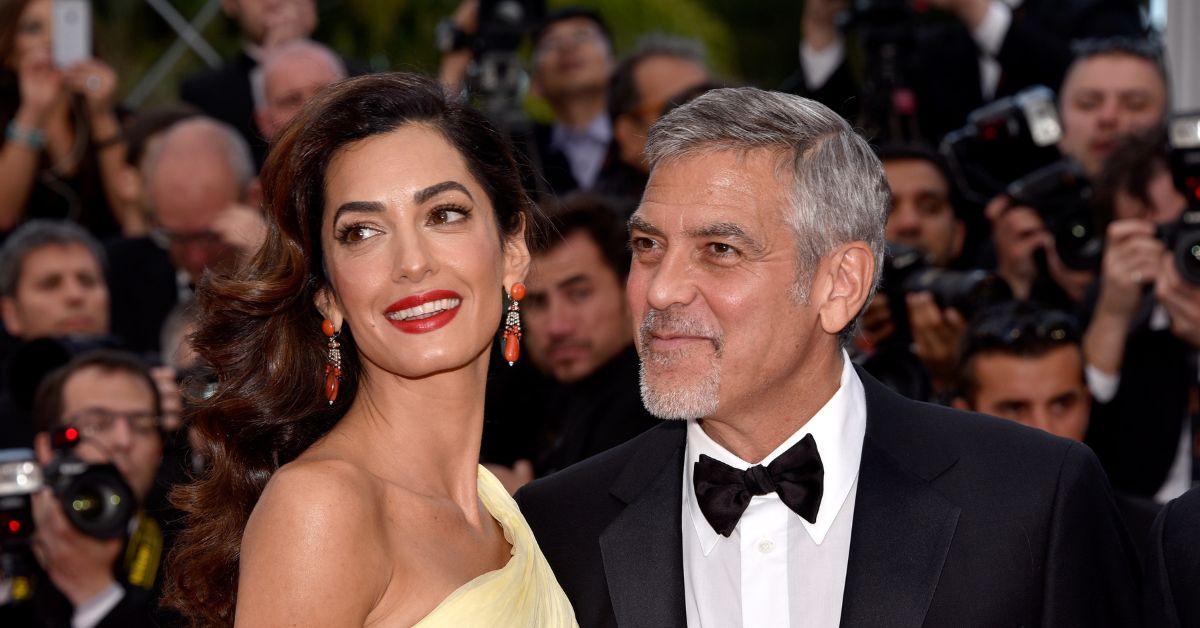 (l-r): Amal and George Clooney in 2016.