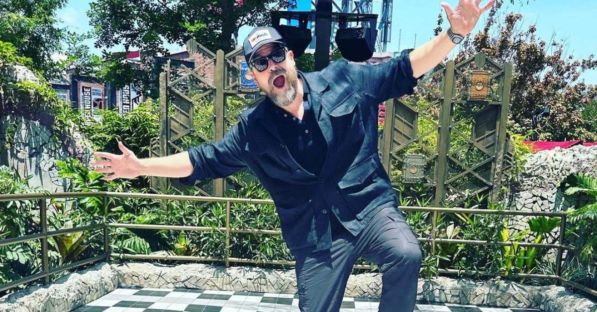 David Harbour at Disneyland.