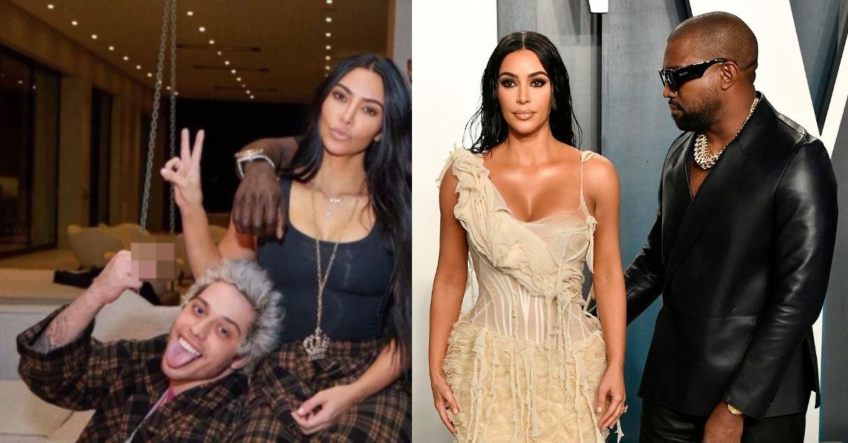 Kim Kardashian Pete Davidson Kanye West