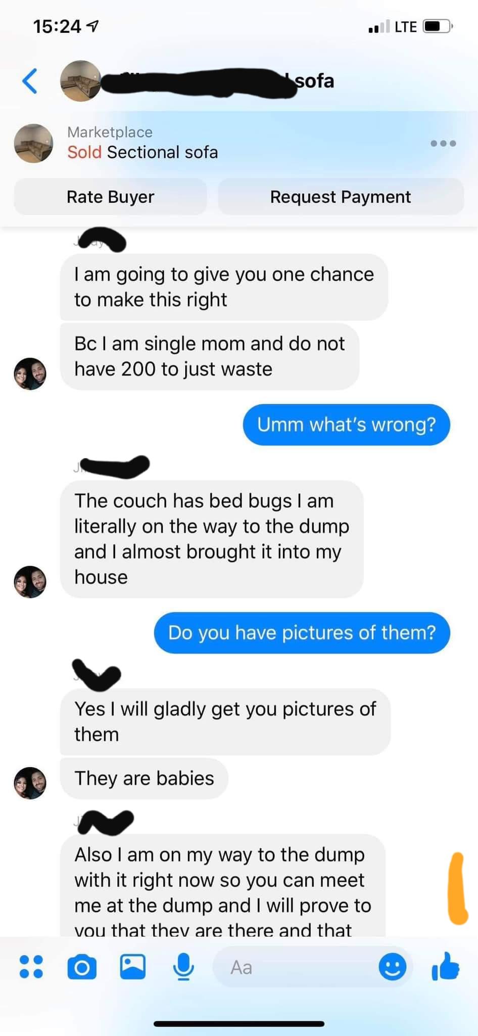 bedbug scammer