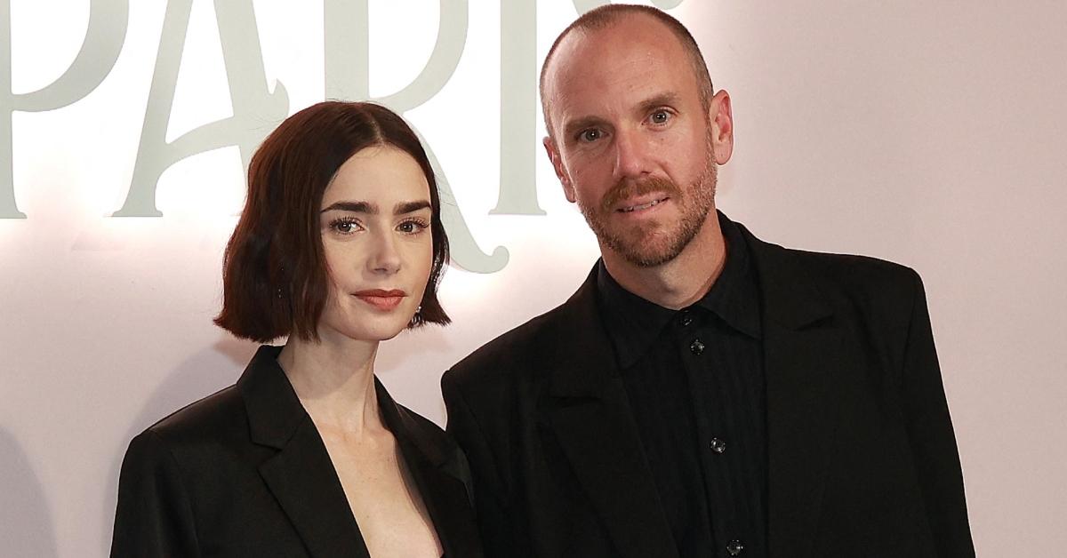 Lily Collins and her husband, Charlie McDowell