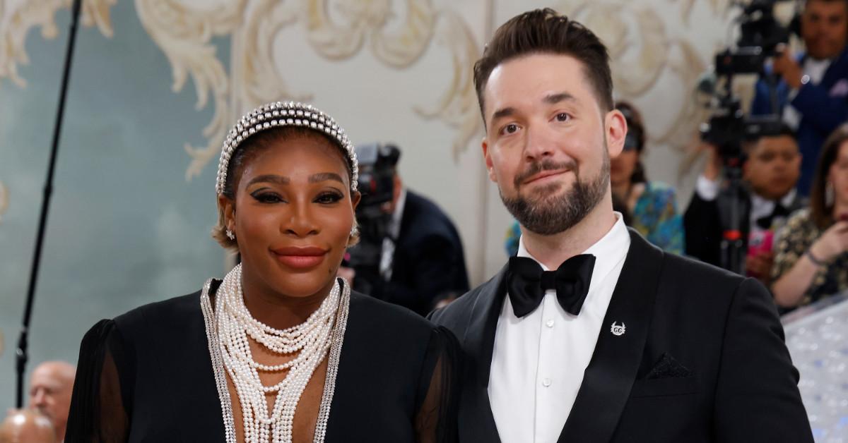 Serena Williams and Alexis Ohanian