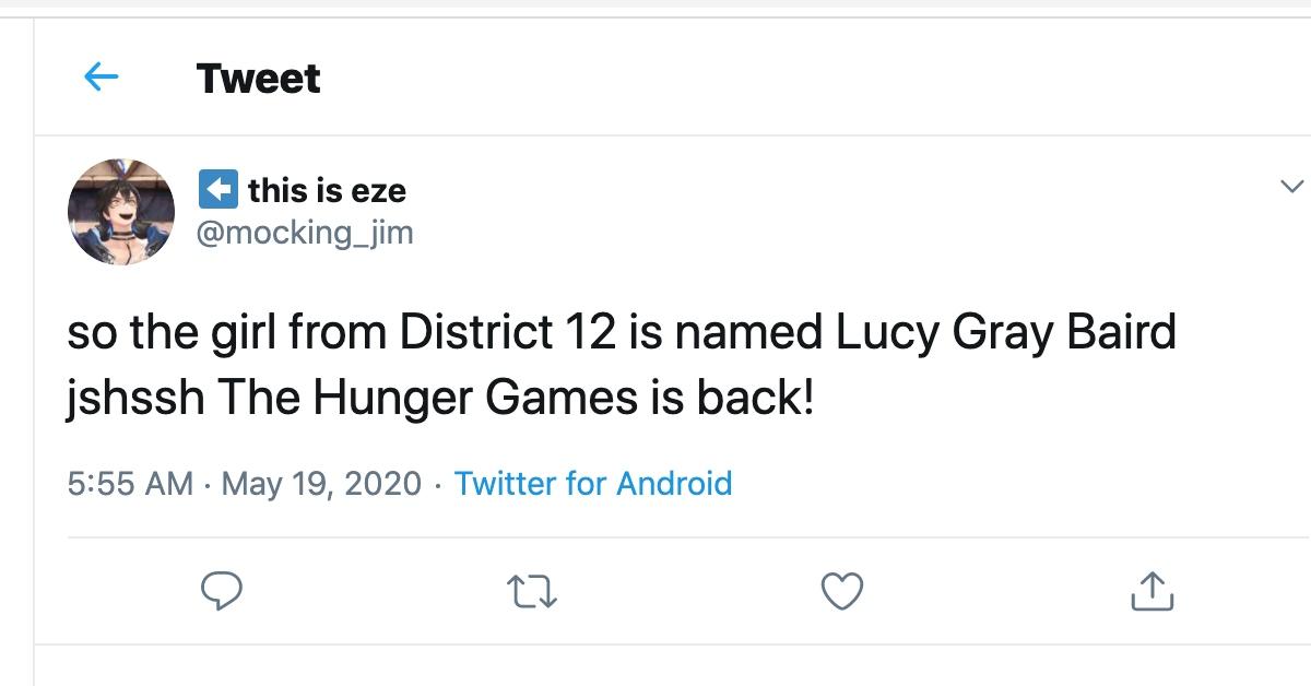 lucy gray baird hunger games