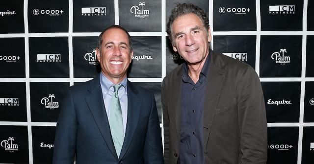 Host Jerry Seinfeld and actor Michael Richards attend the 2nd annual Los Angeles Fatherhood Lunch to benefit GOOD+FOUNDATION (2016)