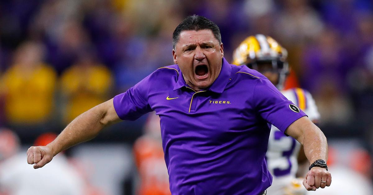 Coach Ed Orgeron Files for Divorce from Wife: Report